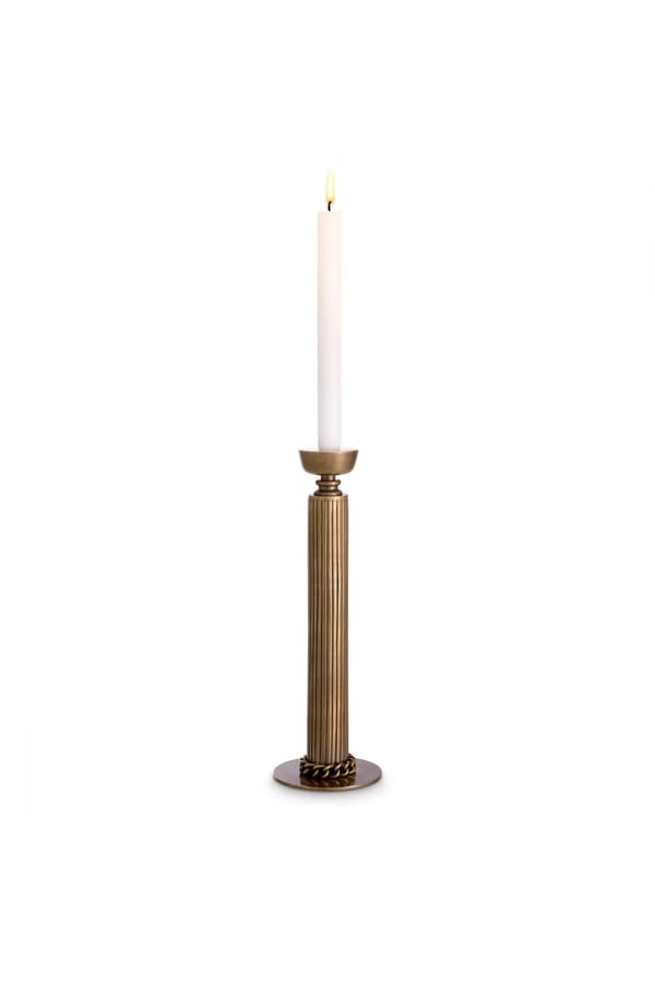 Premium Candle Holder – Vintage Brass Decorative Piece