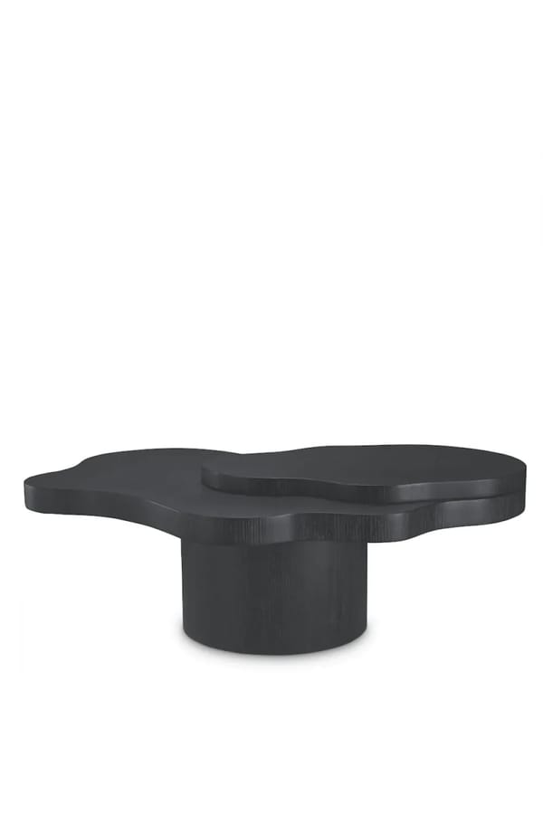 Luxury Charcoal Grey Oak Veneer Coffee Table