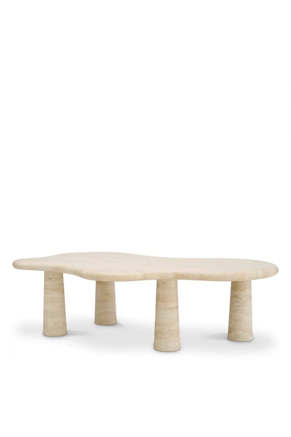 Luxury Travertine Designer Coffee Table