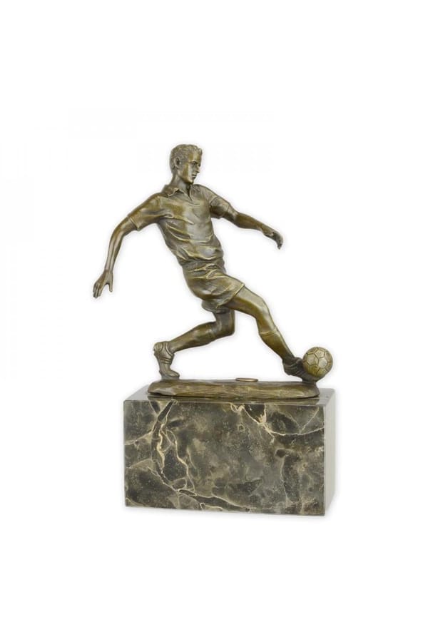 Luxury Bronze Soccer Player Sculpture