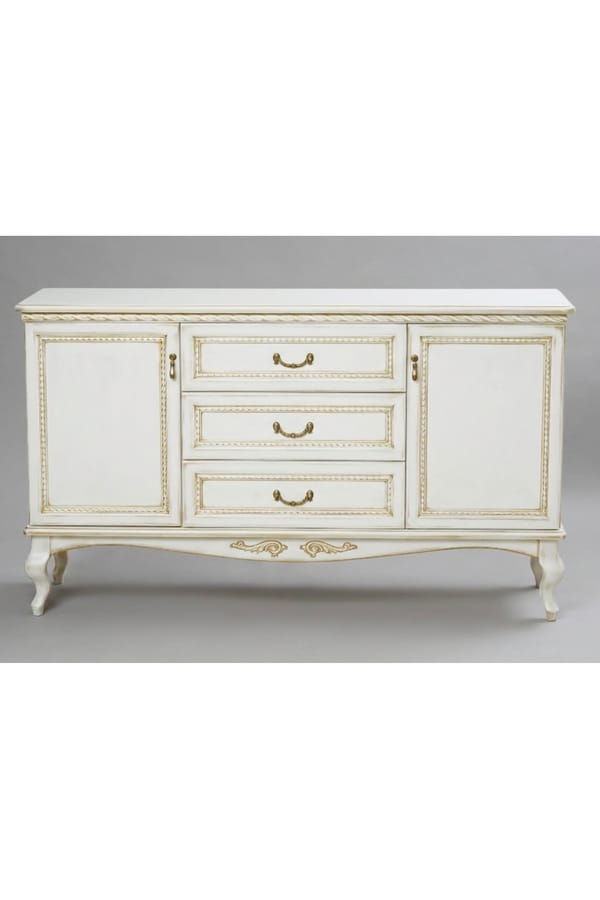 Luxury Classic Chest of Drawer with Ornamental Detailing – 3 Drawers