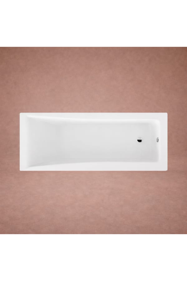 Luxury White Acrylic Single Ended Fitted Bathtub – 170 CM