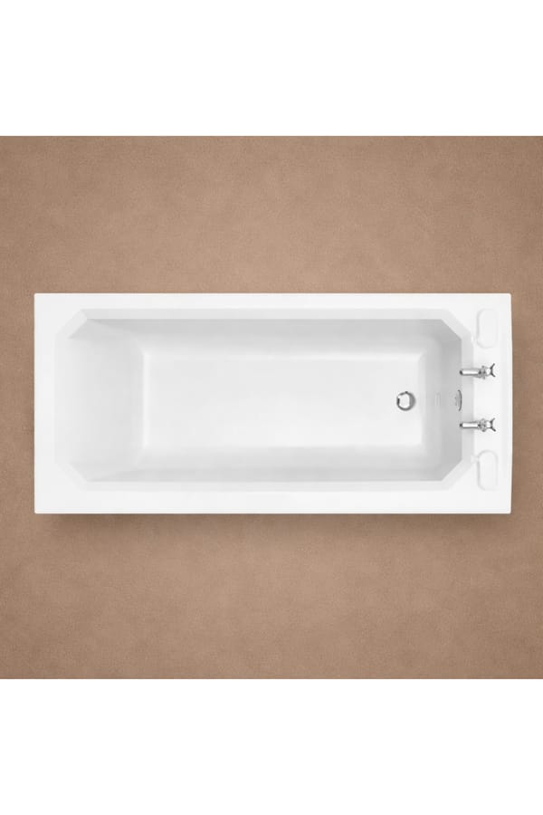 Luxury Compact Single Ended Fitted Bathtub in White Color Acrylic Finish – 170 CM