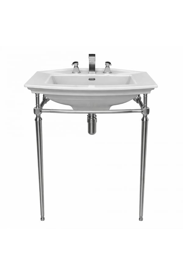 Luxury Chrome Plated Designer Bathroom Washstand