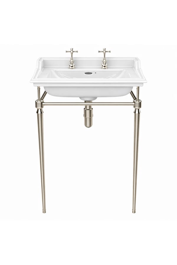 Luxury Heritage Bathroom Washstand in Gold Plated Finish – 62.5 CM