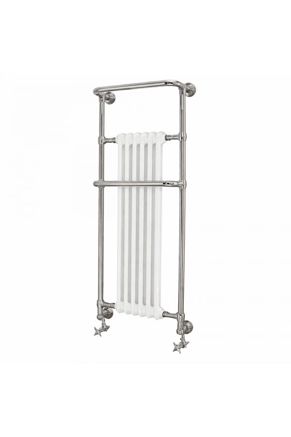 Luxury Chrome Plated Wall Hung Heated Bathroom Towel Rail – 136 CM