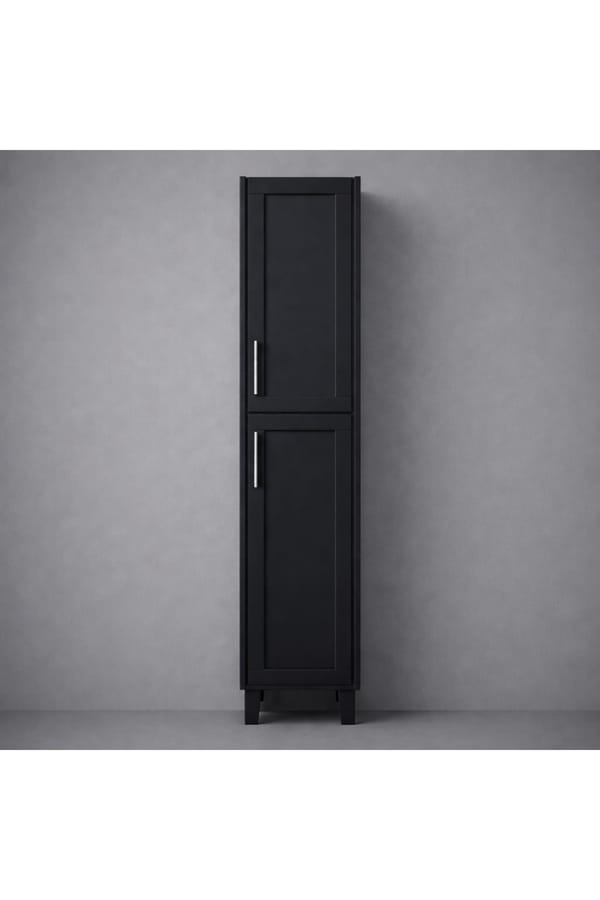 Luxury Freestanding Double Door Tall Cabinet in Midnight Blue Finish – 35 CM