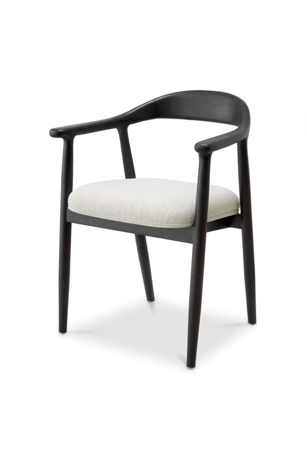 Luxury Classic Black Wooden Dining Chair
