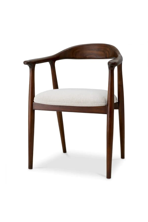 Luxury Classic Brown Wooden Dining Chair