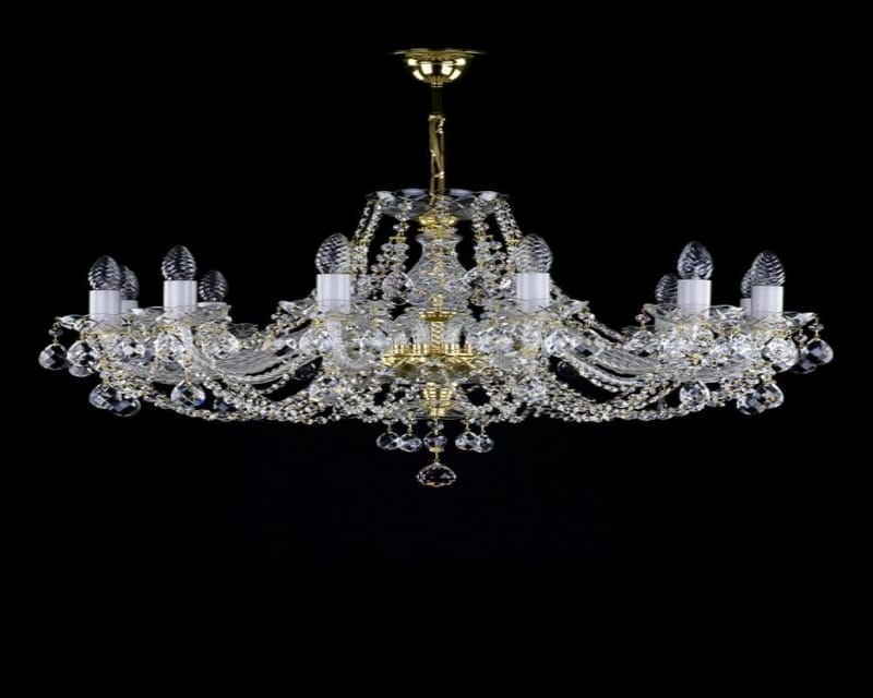 Victoria Crystal Chandelier | Luxury Crystal Ceiling Lighting