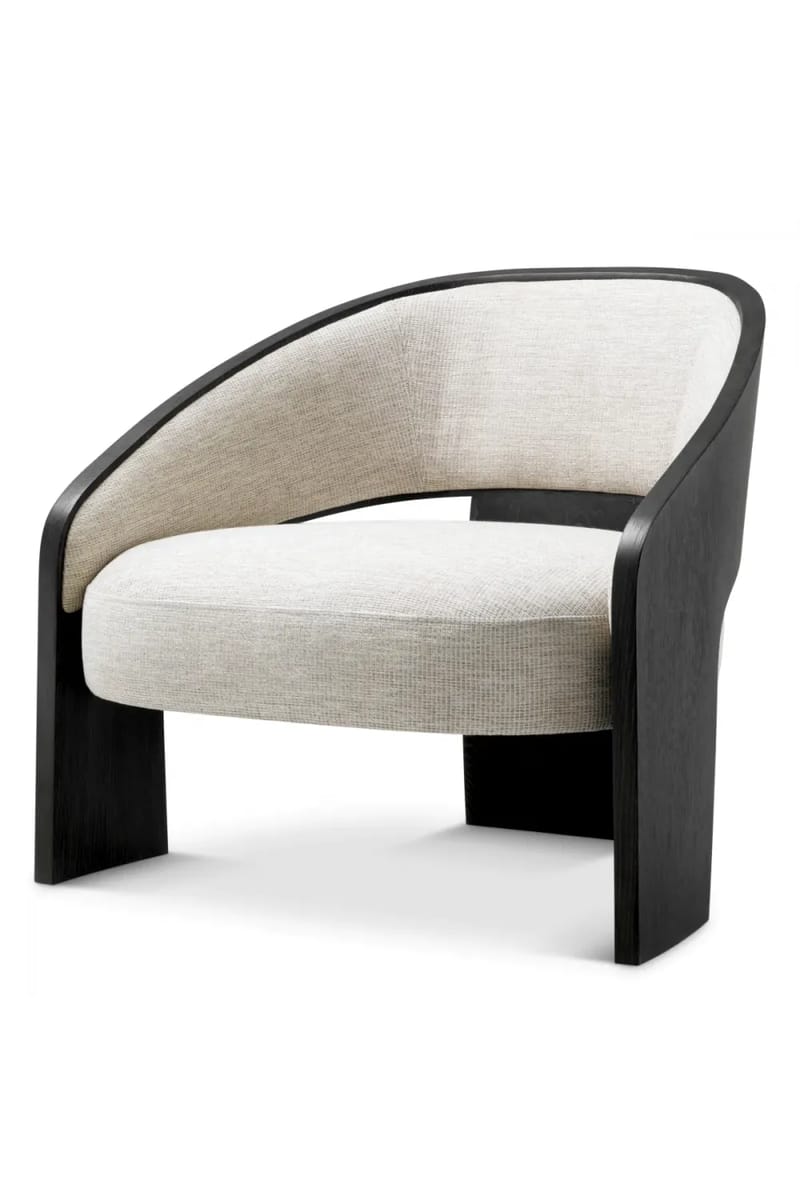 Aristocrat Chair – Oak & Linen Elegance