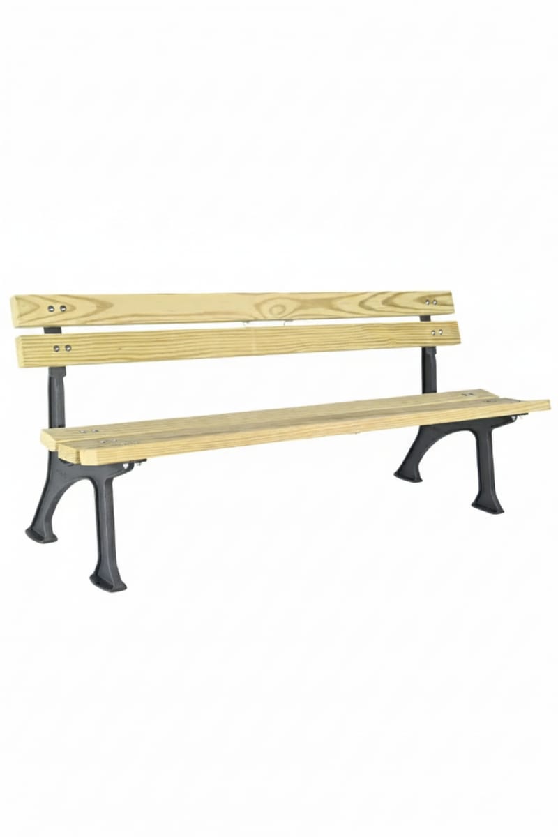 Sofia Heritage Bench – Iron Frame & Pine Wood
