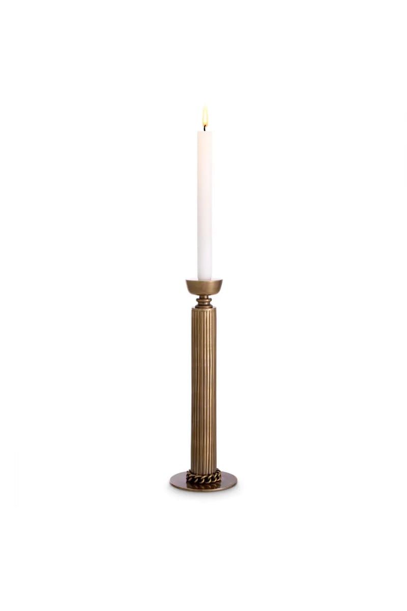 Premium Candle Holder – Vintage Brass Decorative Piece