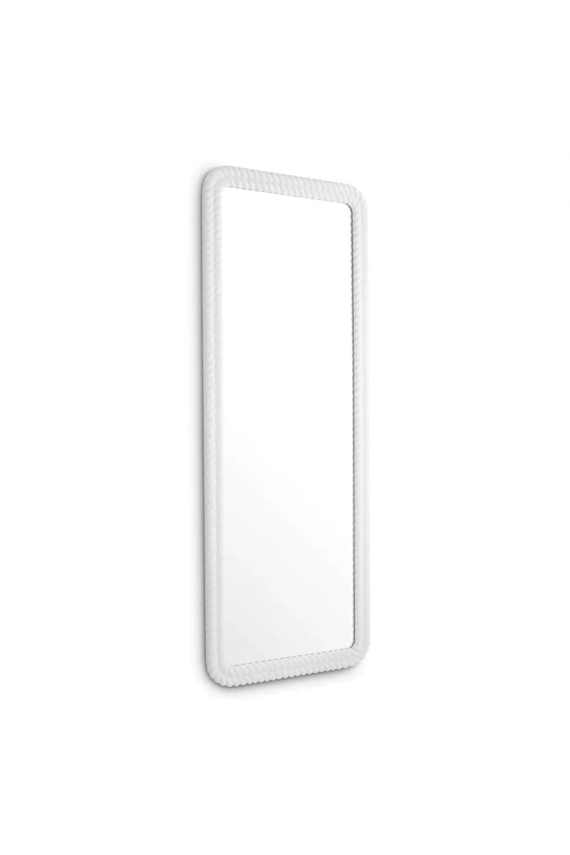 Luxury White Finish Mirror