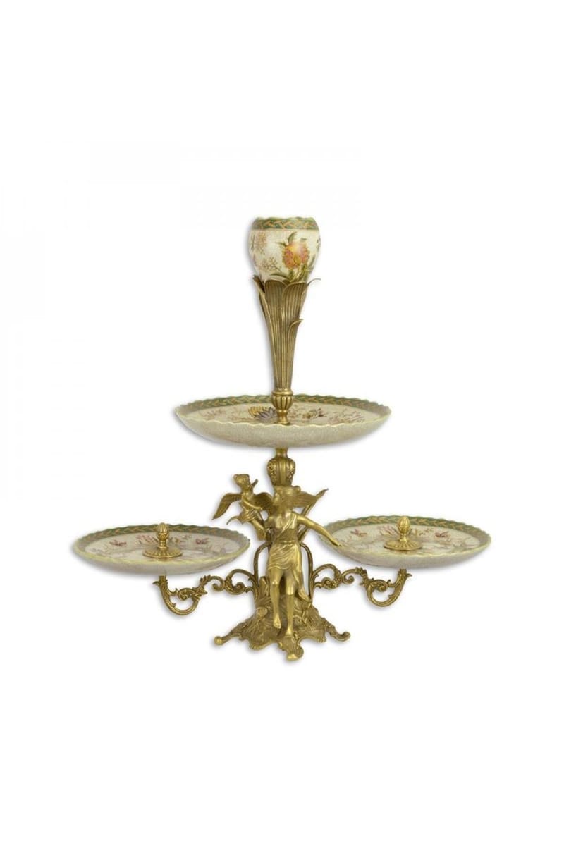 Luxury Bronze Mounted Porcelain Étagère