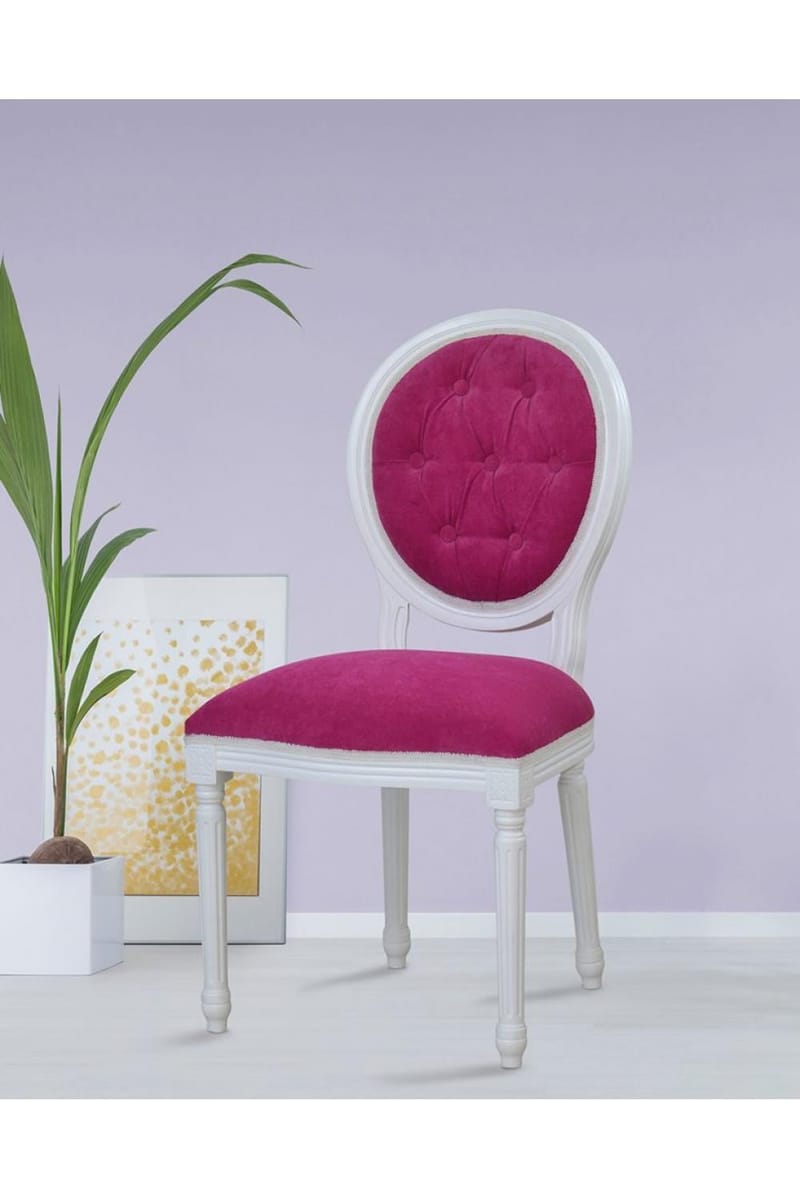 Luxury Upholstered Button-Tufted Dining Chair