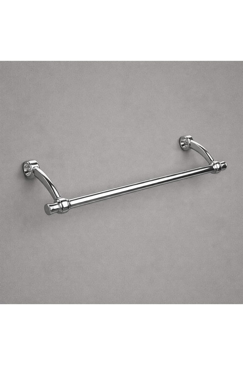 Luxury Chrome Plated Designer Bathroom Towel Rail – 32 CM