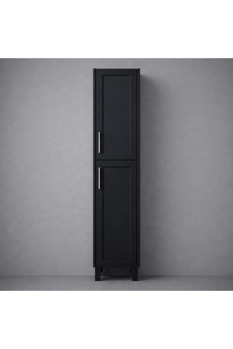 Luxury Freestanding Double Door Tall Cabinet in Midnight Blue Finish – 35 CM