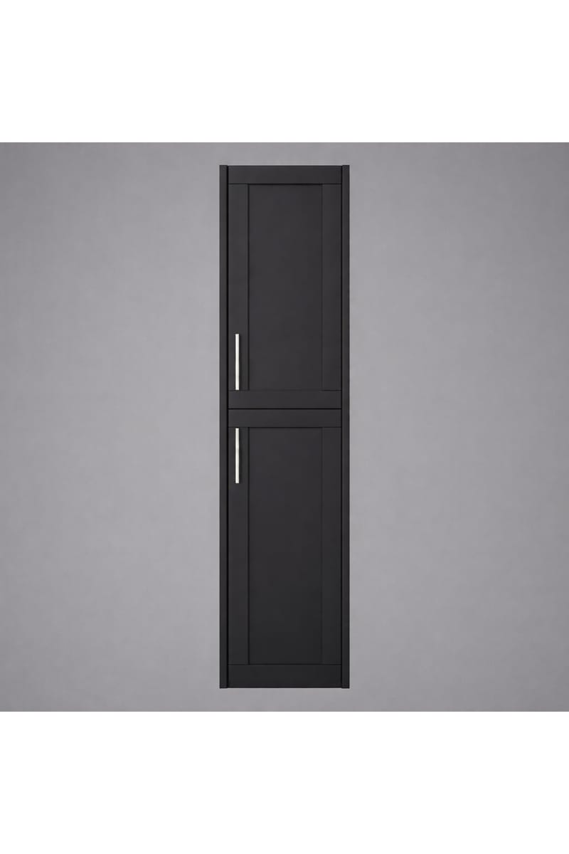 Luxury Double Door Tall Wall Cabinet in Midnight Blue Finish – 35 CM