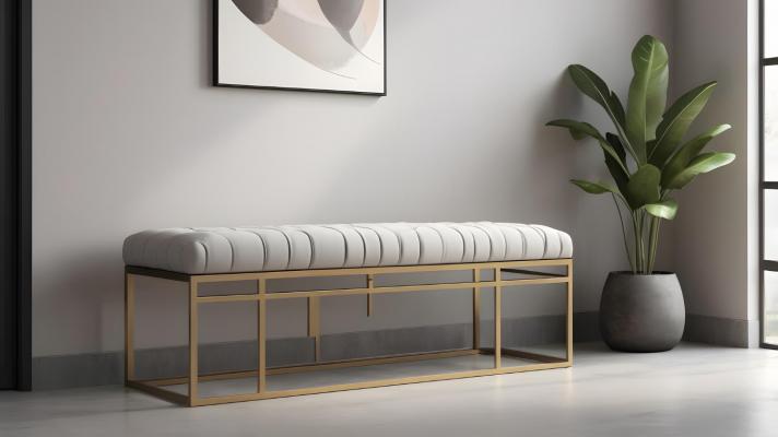 Sculptural Comfort: Luxury Benches for Modern Living Rooms