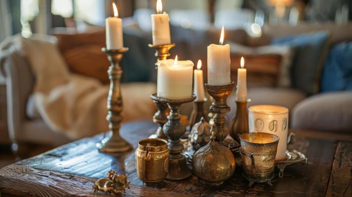 Antique Brass Candle Holders in Luxury Interiors: Adding Heritage Charm to Contemporary Spaces