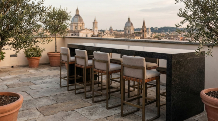 Transform Your Terrace with Luxury Elegant Bar Stools