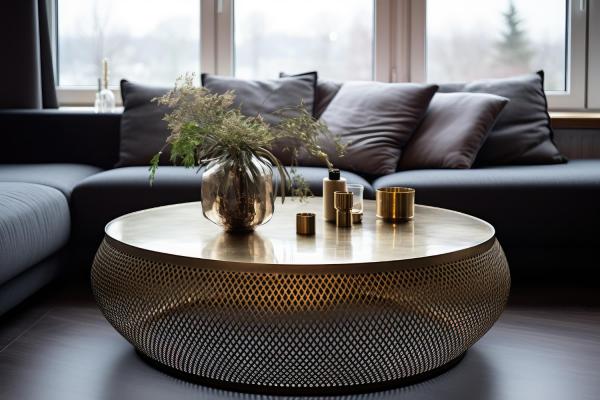 Round Coffee Tables That Anchor Luxury Living Room Design