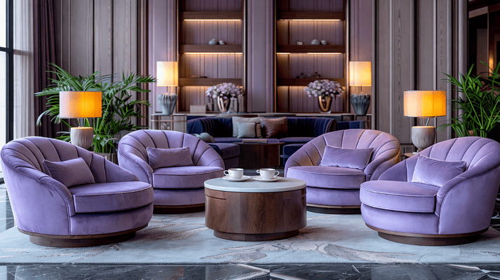 Luxuriöse Couchtische für Boutique-Hotel-Lounges entworfen