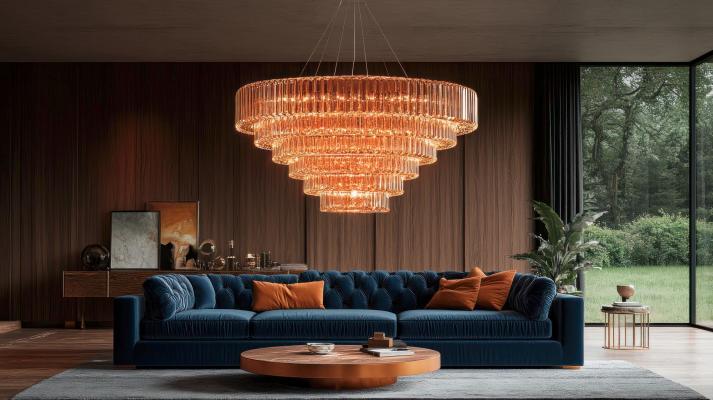 Modern Chandelier for Living Room That Shapes Elegant Interiors