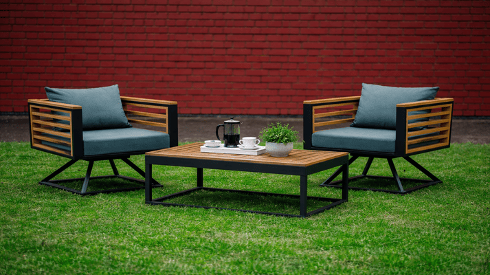 Moderne Outdoor-Sessel, die den europäischen Gartenluxus definieren