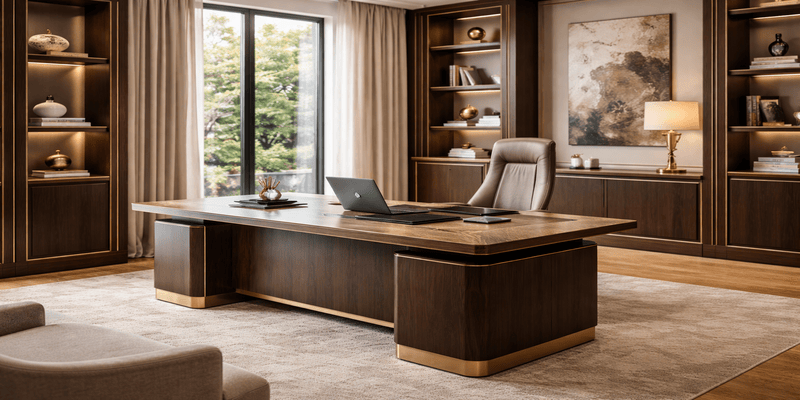 Warum ein luxuriöser Chefschreibtisch für Führungskräfte unverzichtbar ist