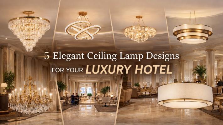 5 Elegant Ceiling Lamp Designs You Should Consider for Your Luxury Hotel