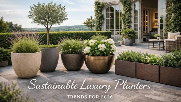 Green Luxury Unleashed: 8 Sustainable Planter Trends Revolutionizing European Gardens in 2026