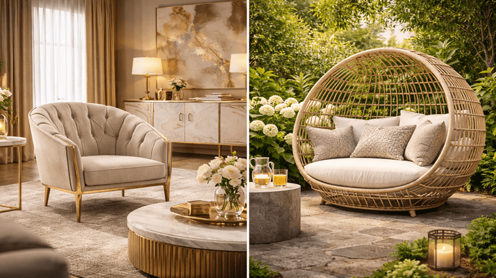 Modern Accent Chair vs. Outdoor Armchair: A Collector's Guide to Luxury Seating