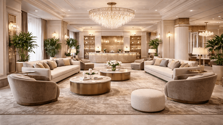 Trends bei Hotellobby-Möbeln für 2026: Was Luxusimmobilien wählen