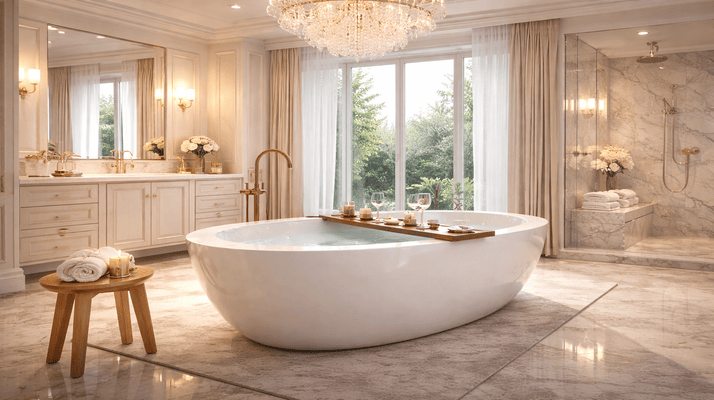 Warum Luxusbadeewannen zum Mittelpunkt moderner Badezimmer werden