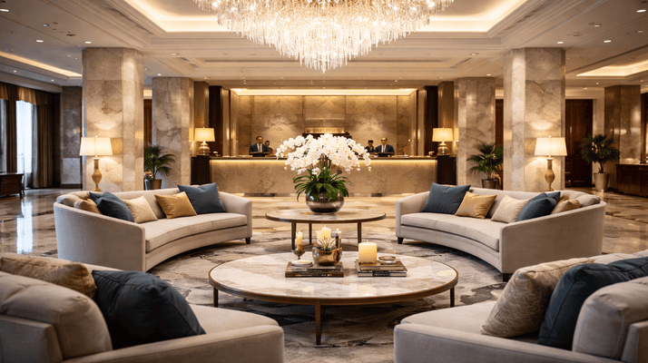 Die Psychologie der Ankunft: Wie Lobby-Möbel die Emotionen der Gäste in den ersten 60 Sekunden prägen