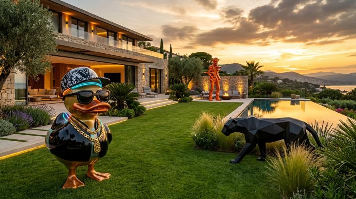 Von Gangster-Enten zu Majestätischen Panthern – Wie Gartenskulpturen das Innendesign 2026 neu definieren