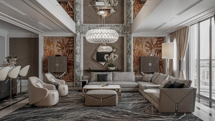 Designing with Luxury Sofa Sets: Creating Cohesive Living Room Elegance