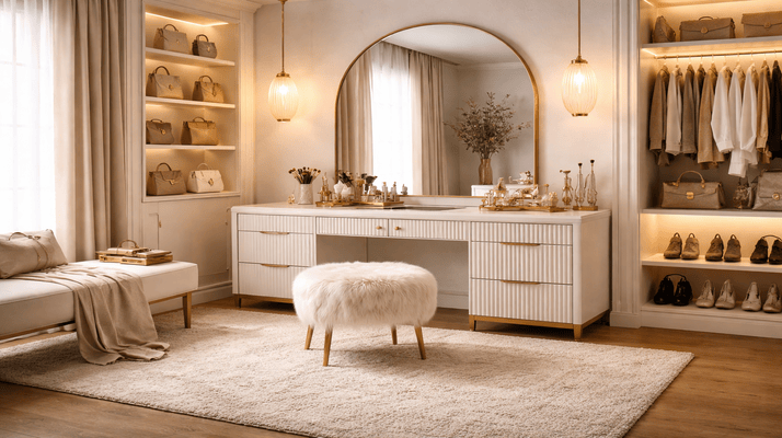 Designing the Ultimate Dressing Area: A Guide for Luxury Homes and Boutique Hotels
