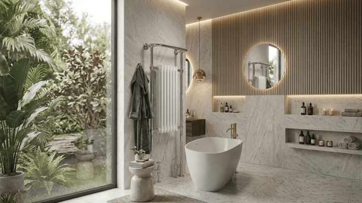 Pourquoi les radiateurs de salle de bain de luxe deviennent une déclaration de style