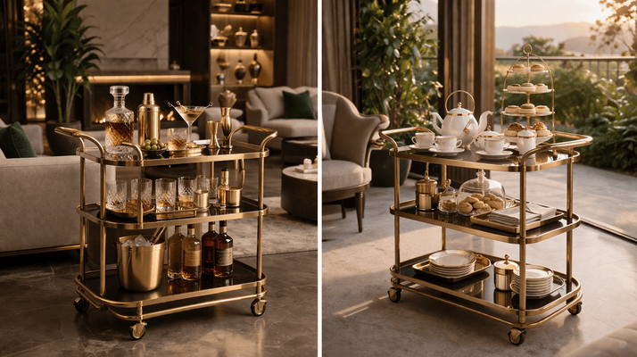 Des Cocktails au Thé : Comment un Chariot de Luxe Peut Tout Faire en 2026