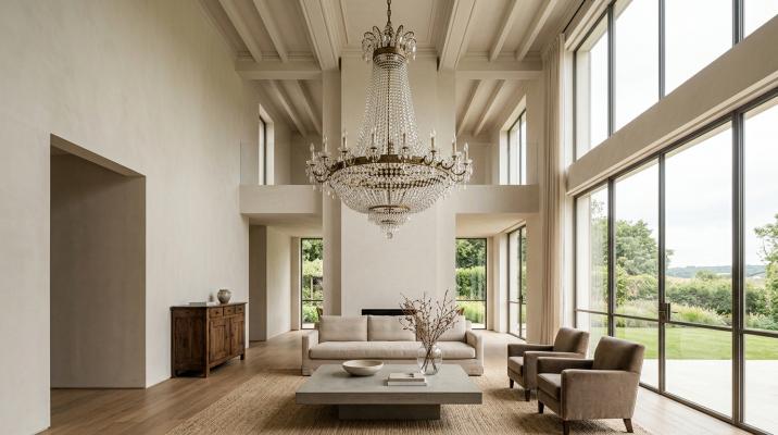 Lampadari Vintage nelle Case Moderne: L'Arte del Contrasto Senza Tempo