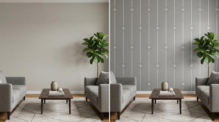 I Installed Authentic Versace Wallpaper in My Living Room – Here's What Happened (Before & After)