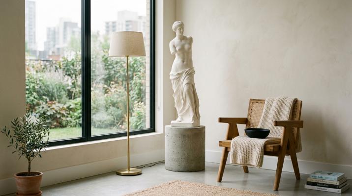 The Silent Storyteller: How a Single Classic Statue Can Transform Minimalist Spaces