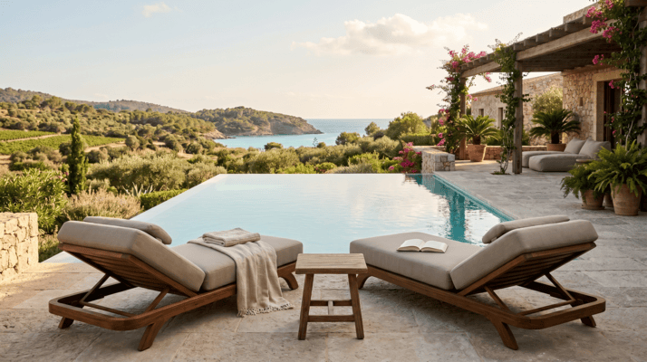 Luxus-Loungemöbel und Digital Detox: Räume gestalten, die Sie offline holen