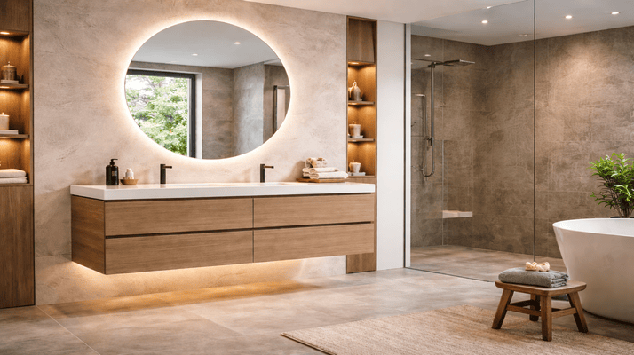 ¿Están Pasadas de Moda las Tocadores Voluminosos? El Auge de los Muebles de Baño Flotantes en el Diseño Moderno