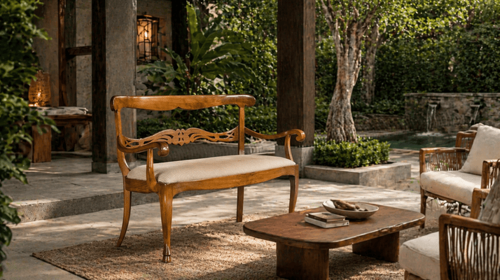 Confort de Resort à Domicile : Comment les Bancs Capitonnés Transforment le Détente Quotidienne au Jardin