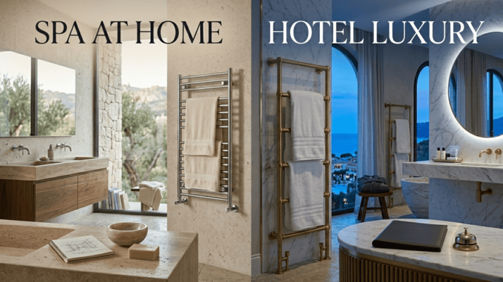 Wellness zu Hause vs. Hotel-Luxus: Wie beheizte Handtuchheizkörper die Brücke schlagen