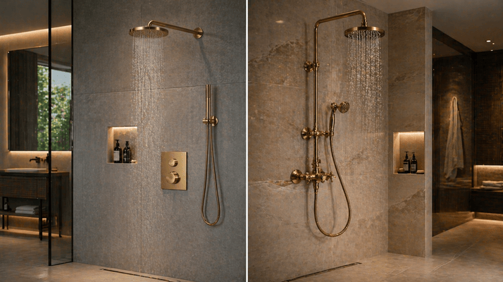 Concealed vs Exposed: Finding the Right Thermostatic Shower Balance for Your 2026 Bathroom Vision